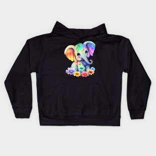 baby elephant Kids Hoodie